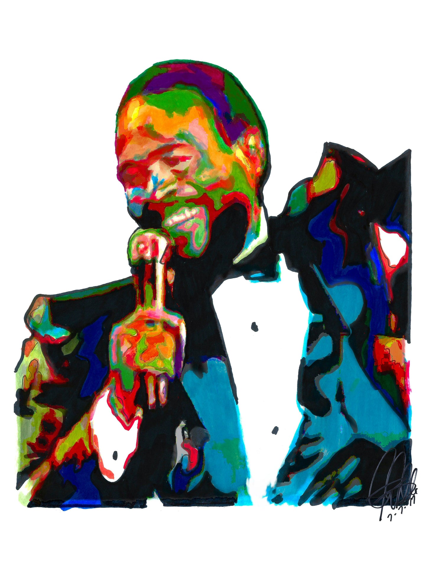 Marvin Gaye Singer R&B Music Poster Print Wall Art 18x24