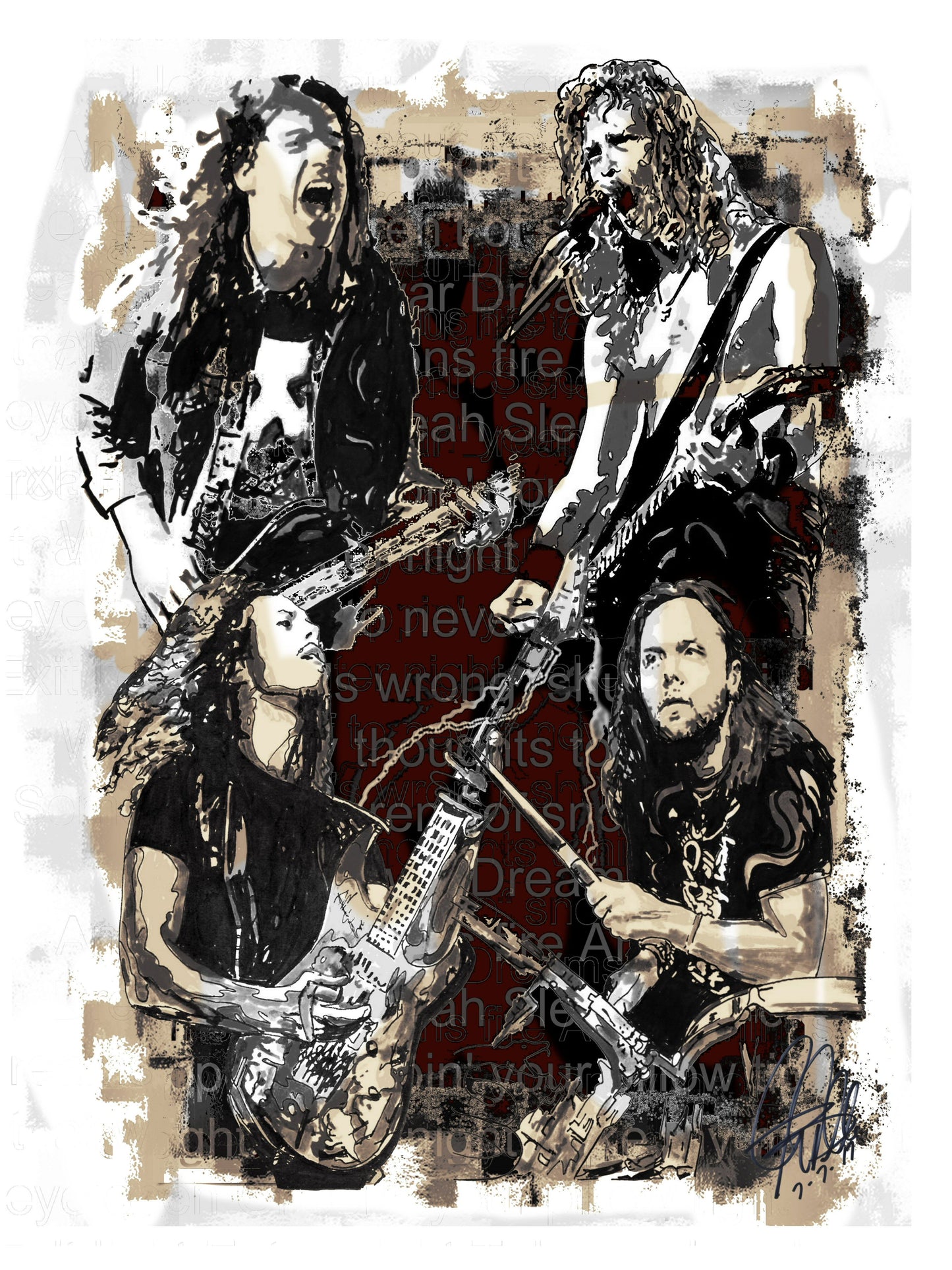 Metallica Heavy Metal Rock Music Print Poster Wall Art 18x24