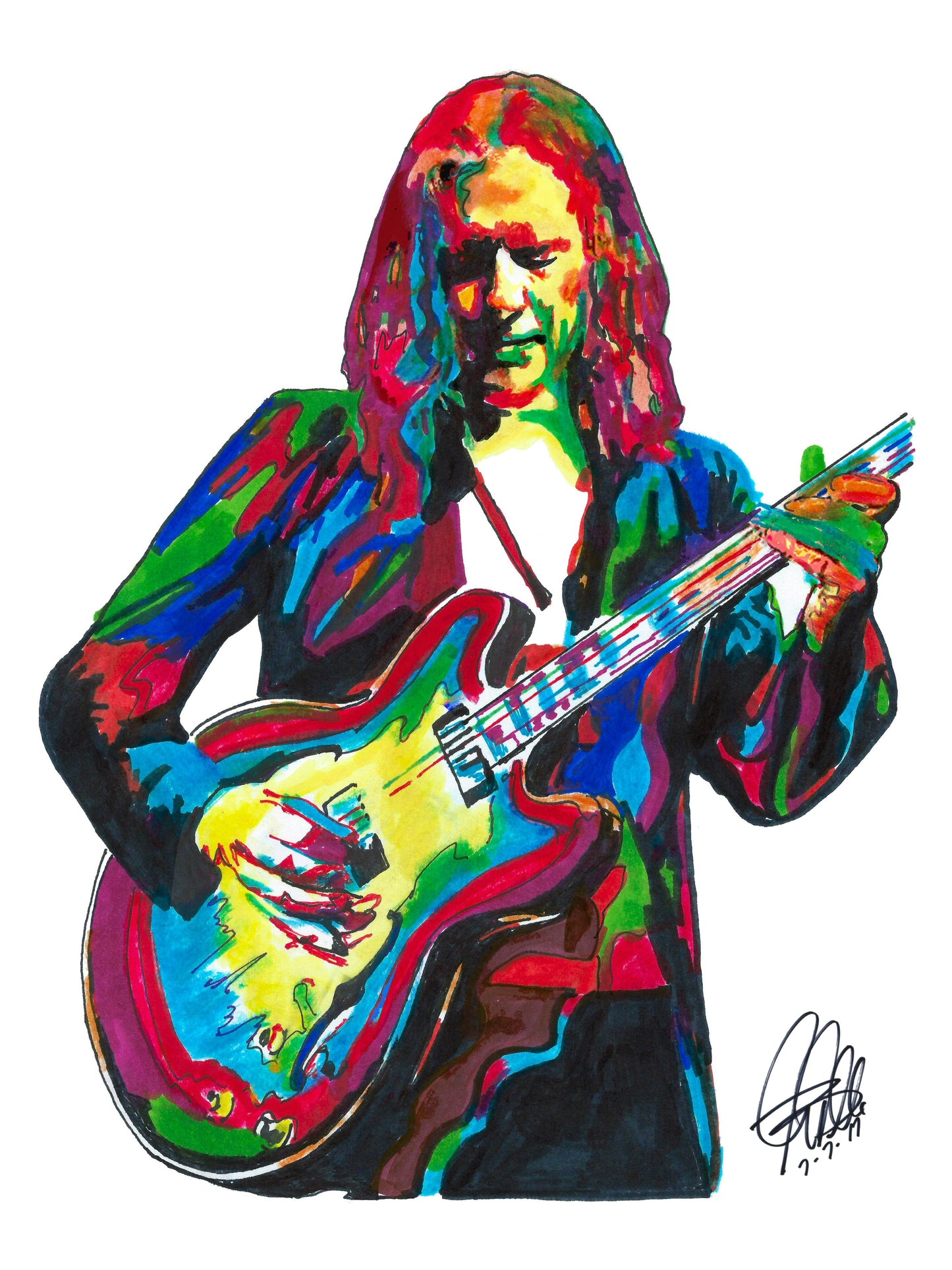 Robben Ford LA Express Yellowjackets Guitar Music Poster Print Wall Art 18x24