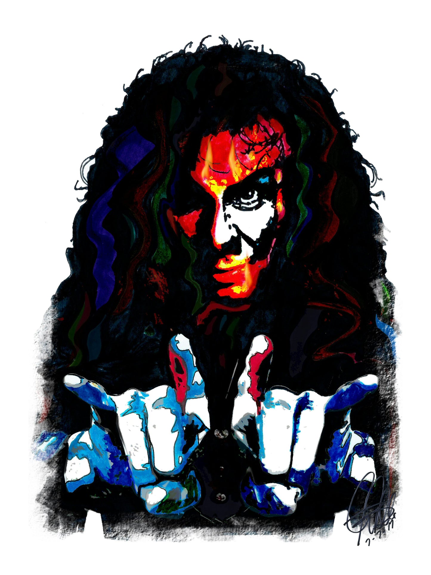 Ronnie James Dio Singer Heavy Metal Music Poster Print Wall Art 18x24