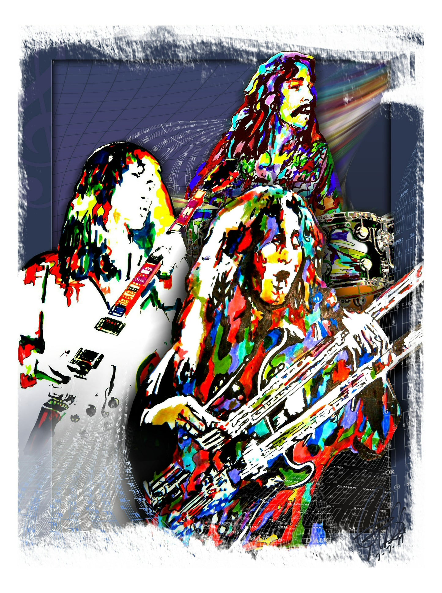 Rush Rock Music Poster Print Wall Art 8.5x11