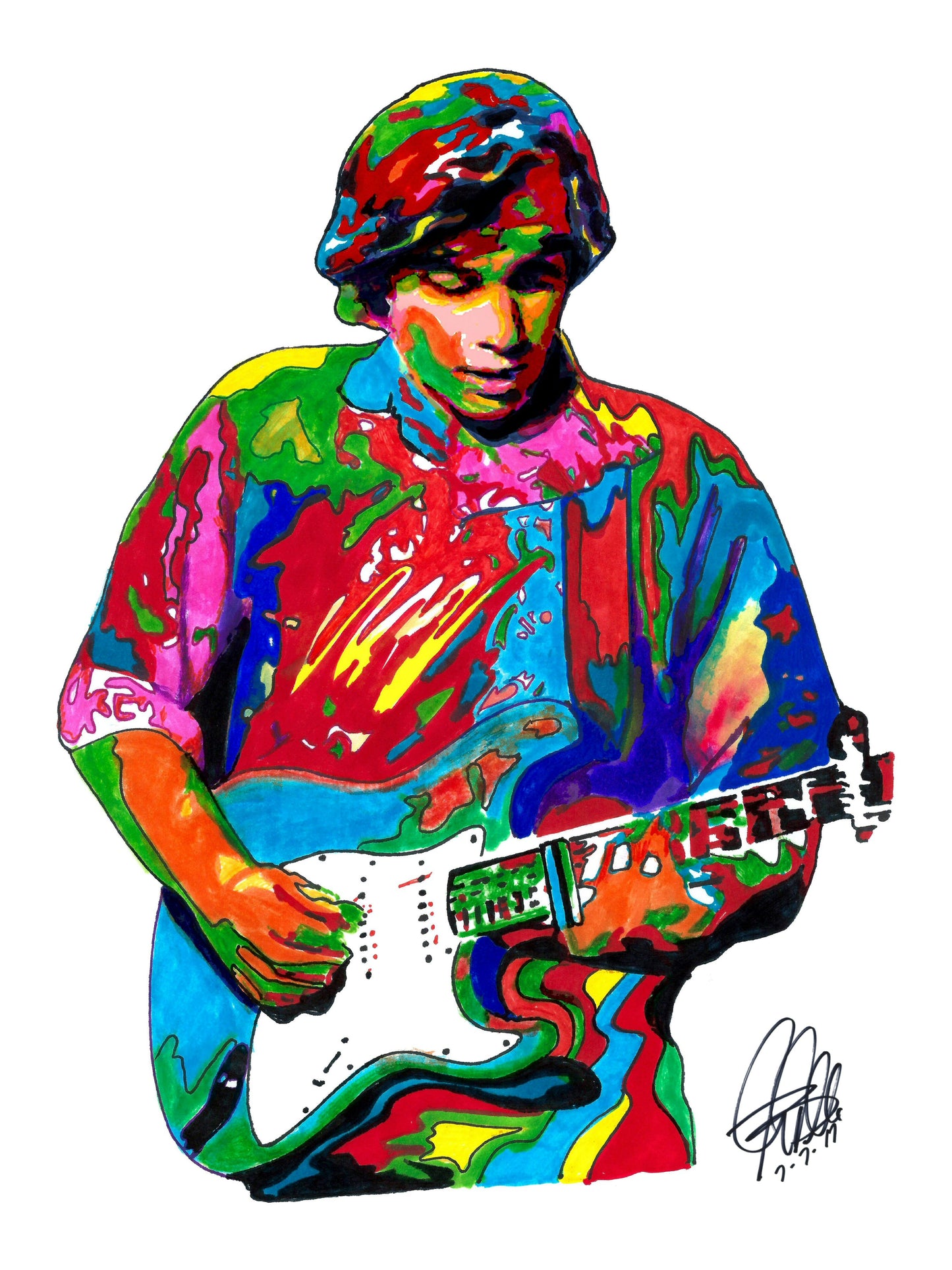 Ry Cooder Slide Guitar Blues Roots Rock Music Wall Art Poster Print 18x24