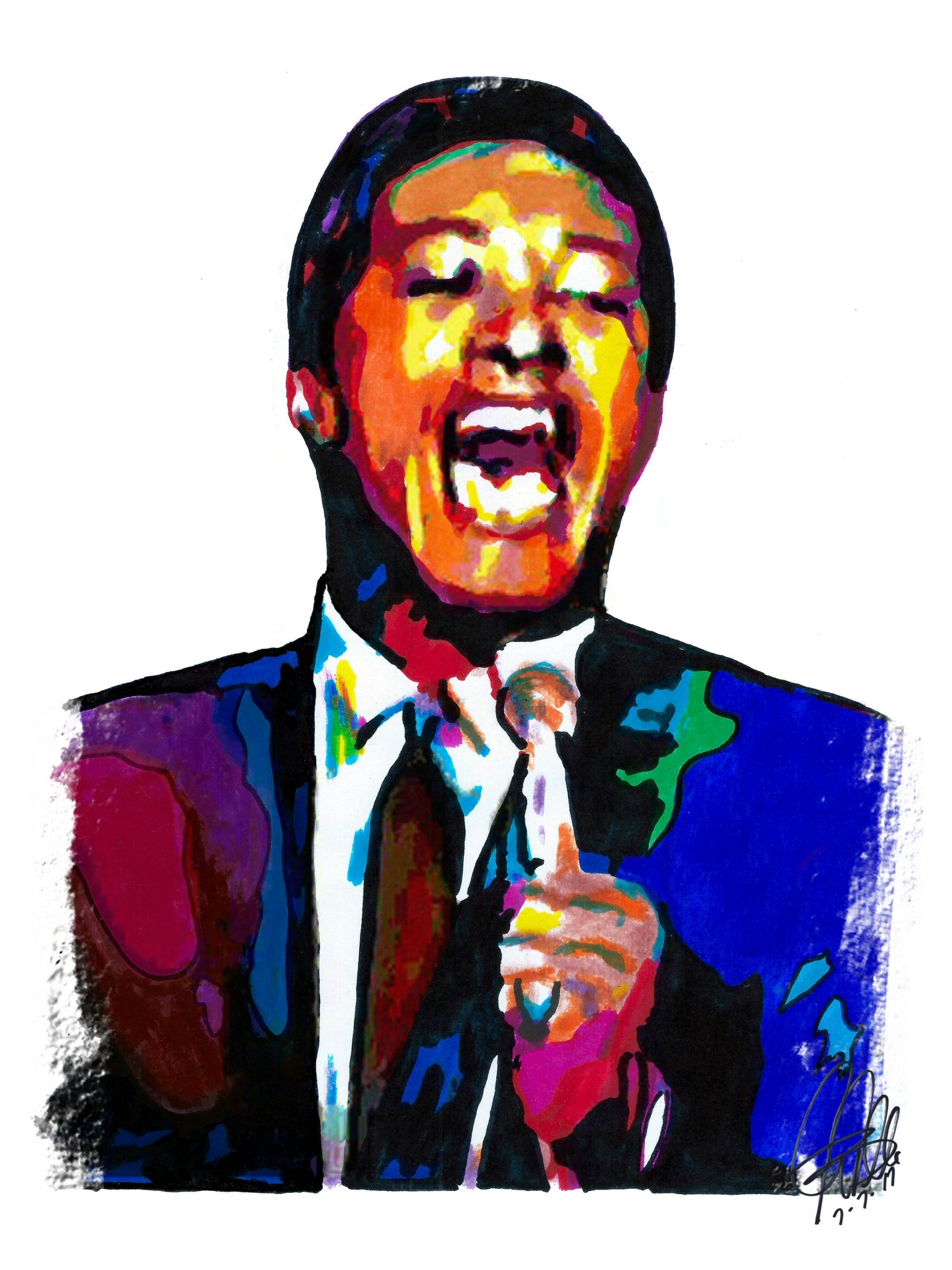 Sam Cooke Singer Piano Guitar Soul Gospel R&B Music Poster Print Wall Art 18x24