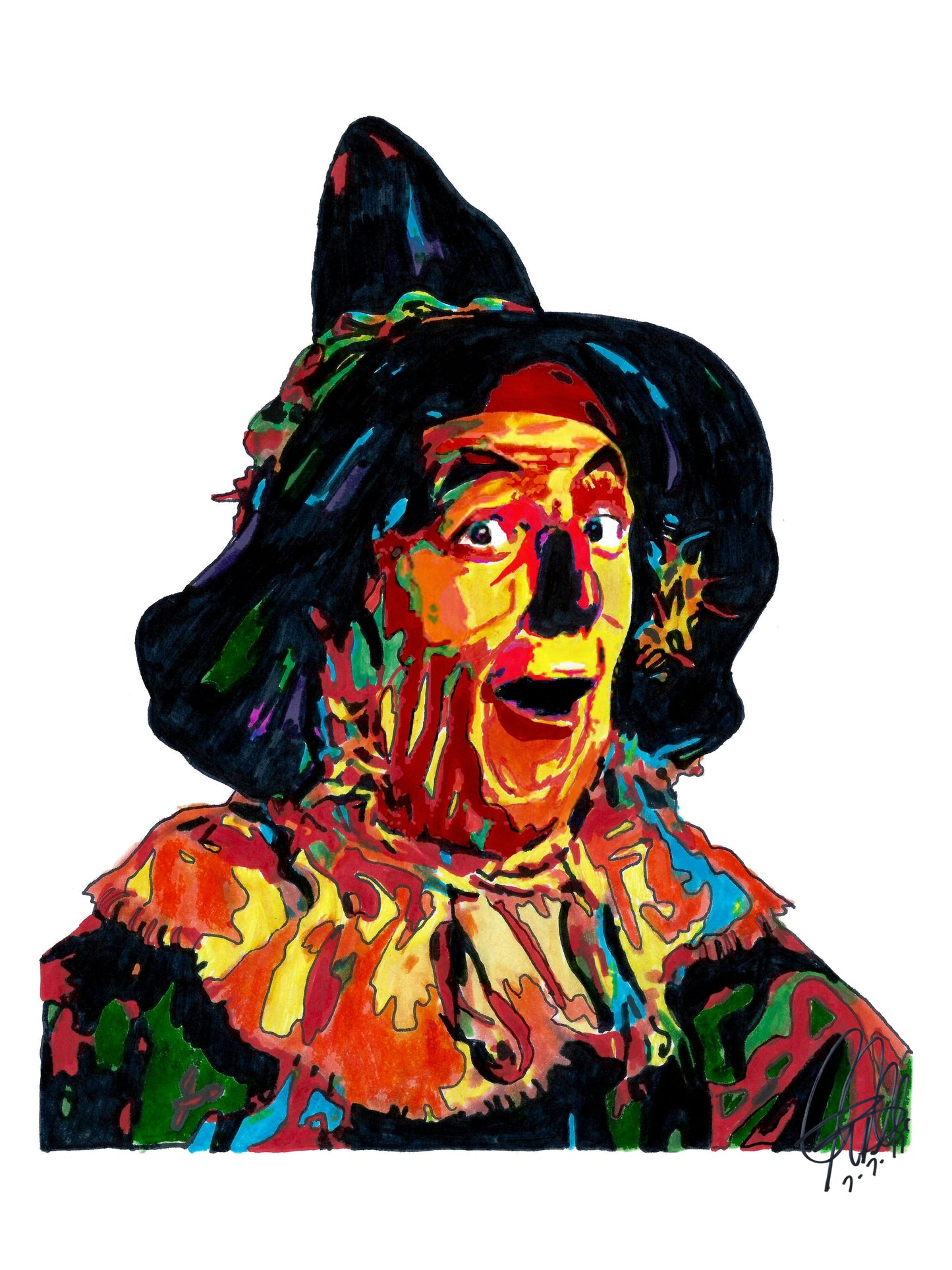 Scarecrow The Wizard of Oz Poster Print Wall Art 18x24