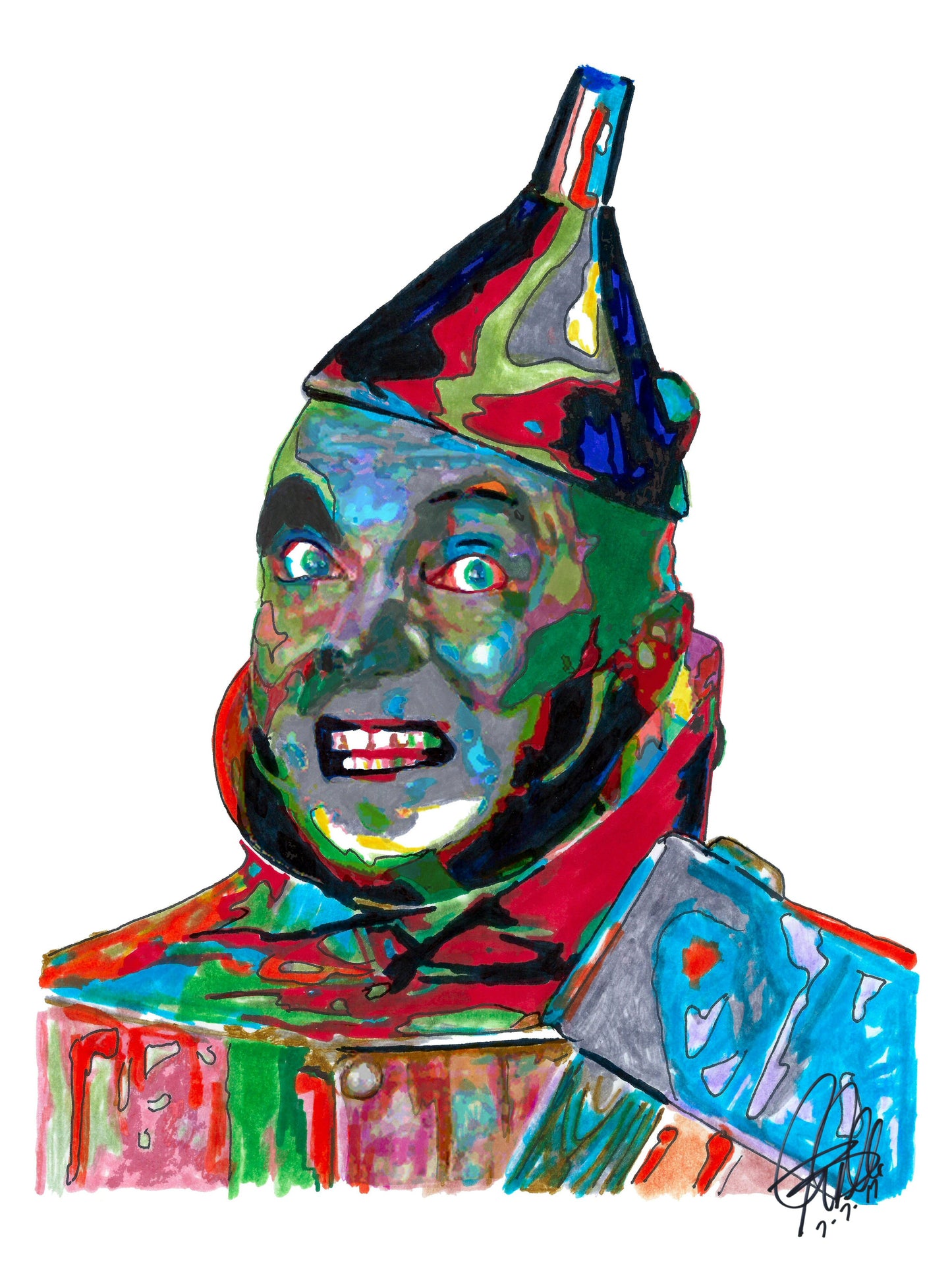 Tin Man Wizard of Oz Poster Print Wall Art 8.5x11