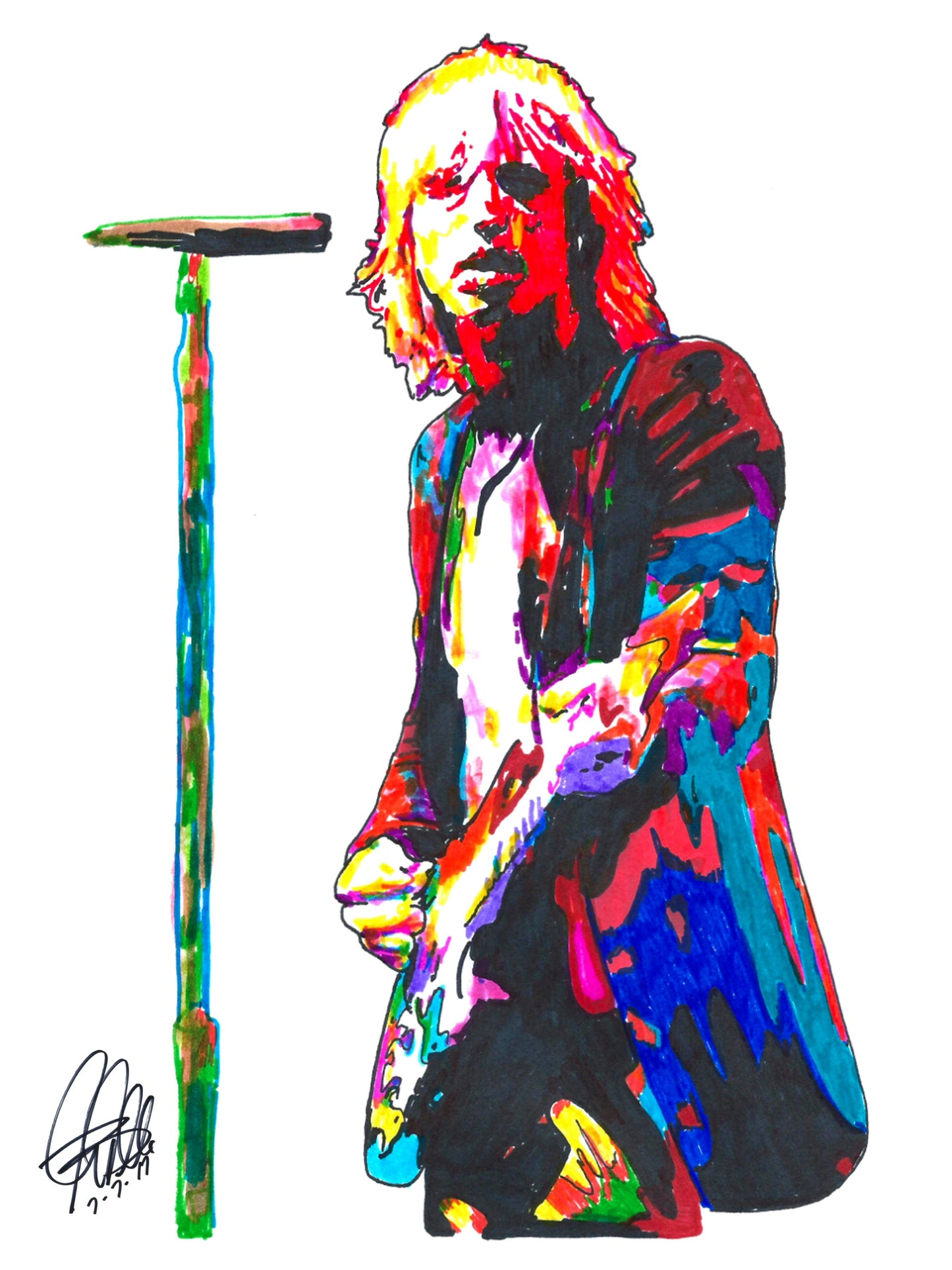 Tom Petty Heartbreakers Rock Music Poster Print Wall Art 18x24