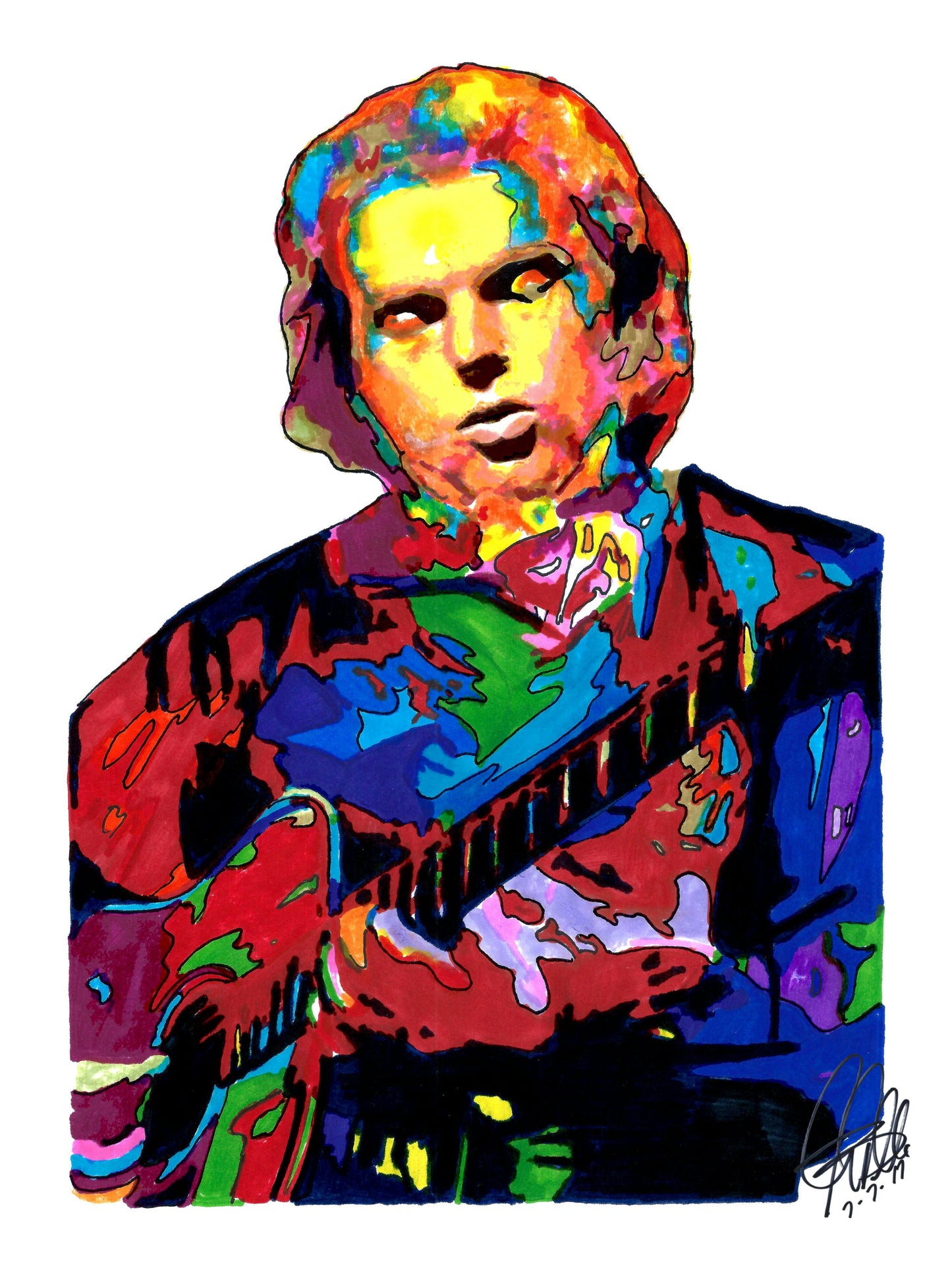 Van Morrison Singer Rock Music Poster Print Wall Art 18x24