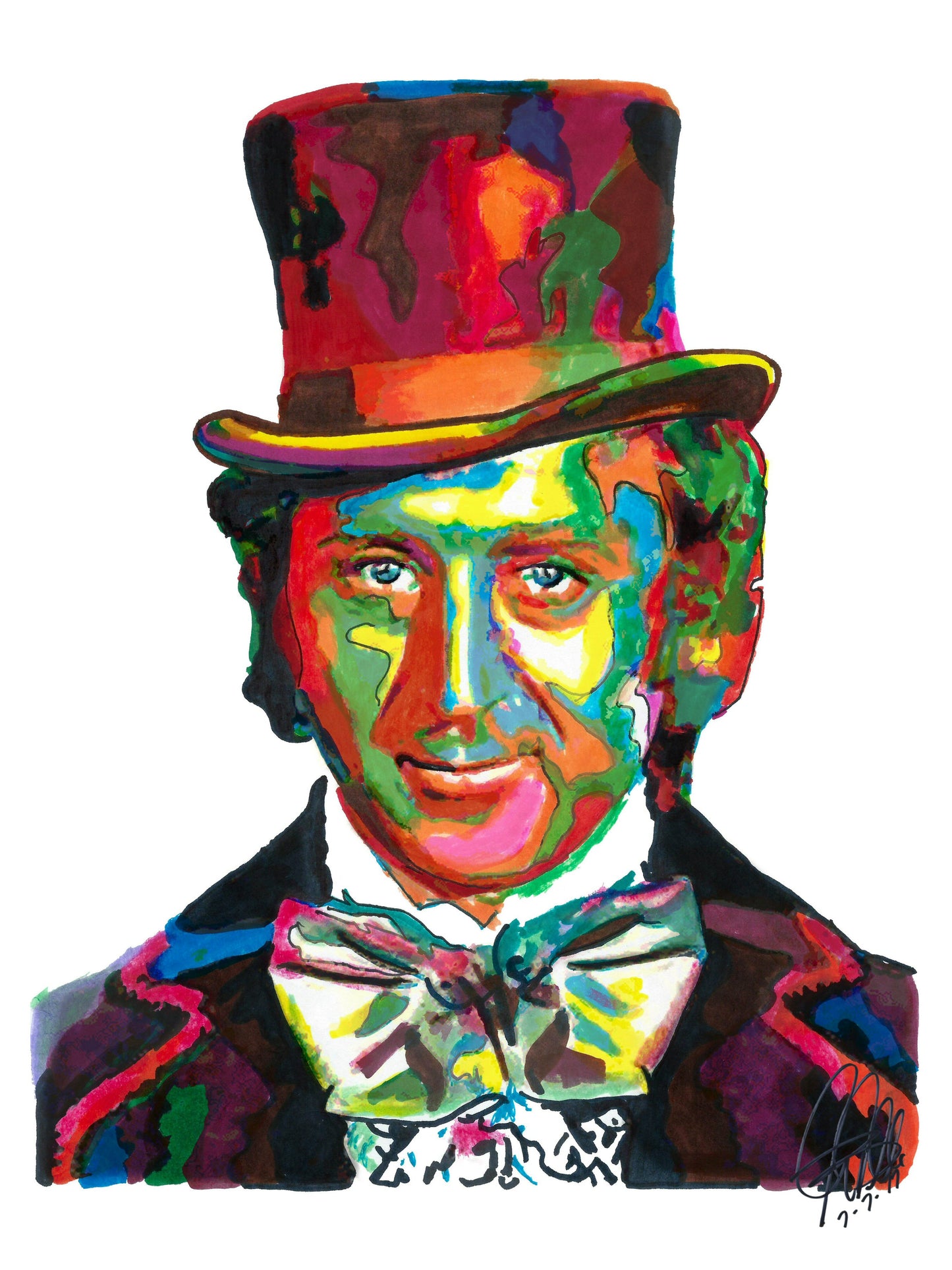 Willy Wonka Gene Wilder Chocolate Factory Movies Print Poster Wall Art 18x24