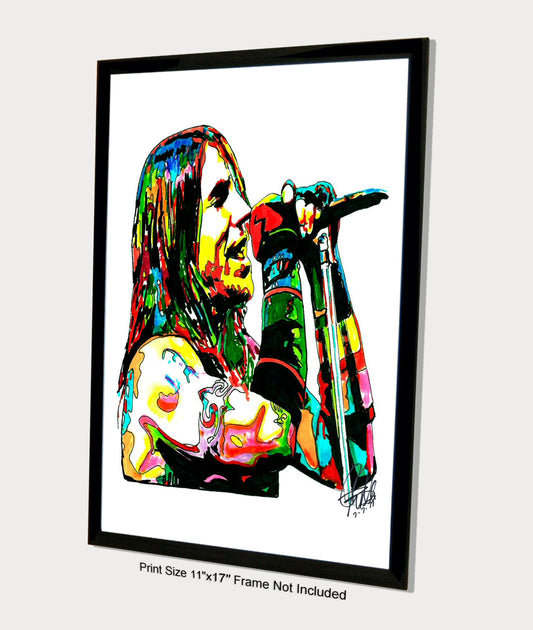 Anthony Kiedis Red Hot Chili Peppers Rock Music Poster Print Wall Art 11x17