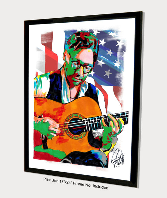 Al Di Meola Guitar Jazz Fusion Music Poster Print Wall Art 18x24