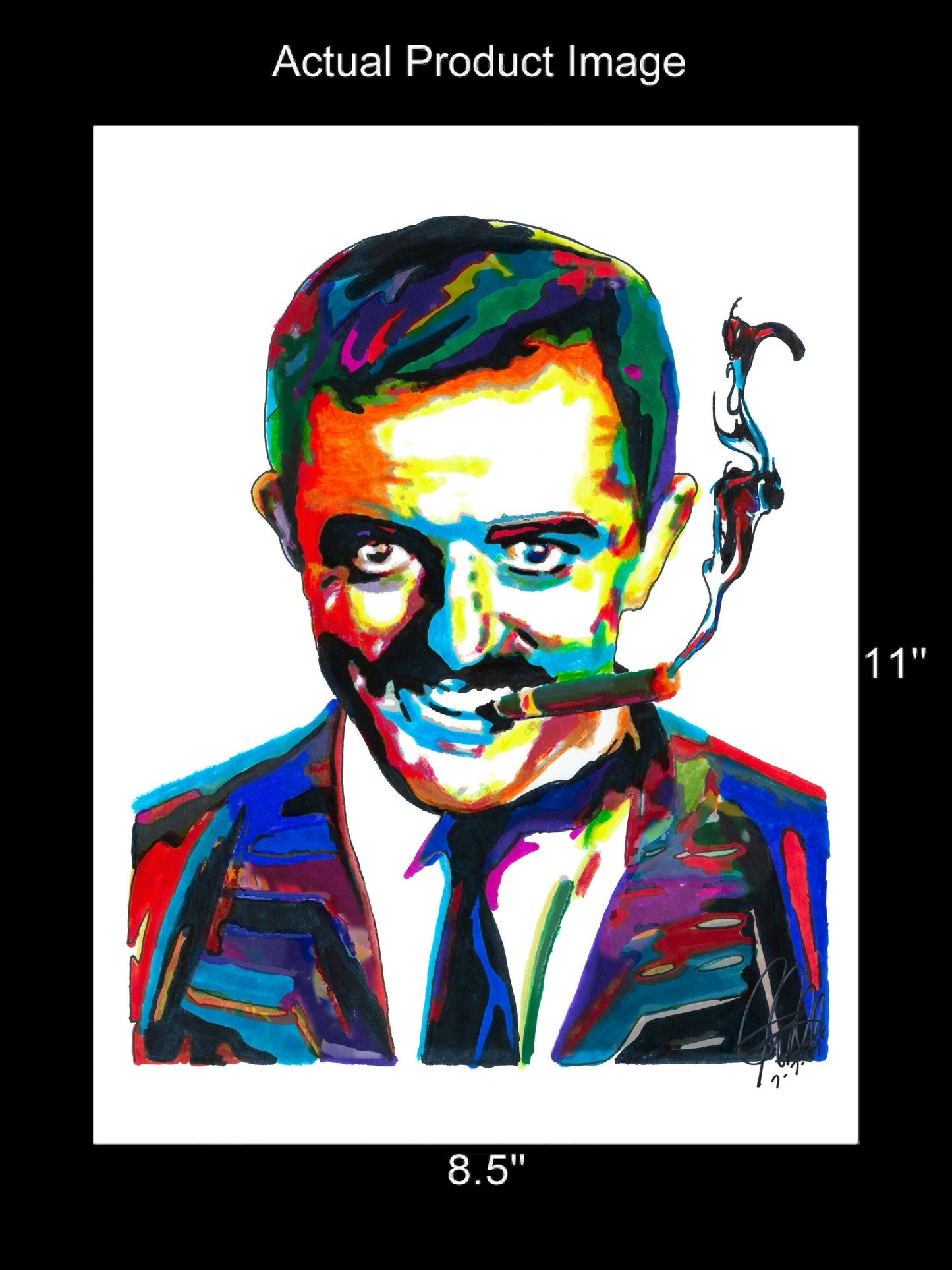 Gomez Addams The Addams Family John Astin TV Series Poster Print Wall Art 8.5x11