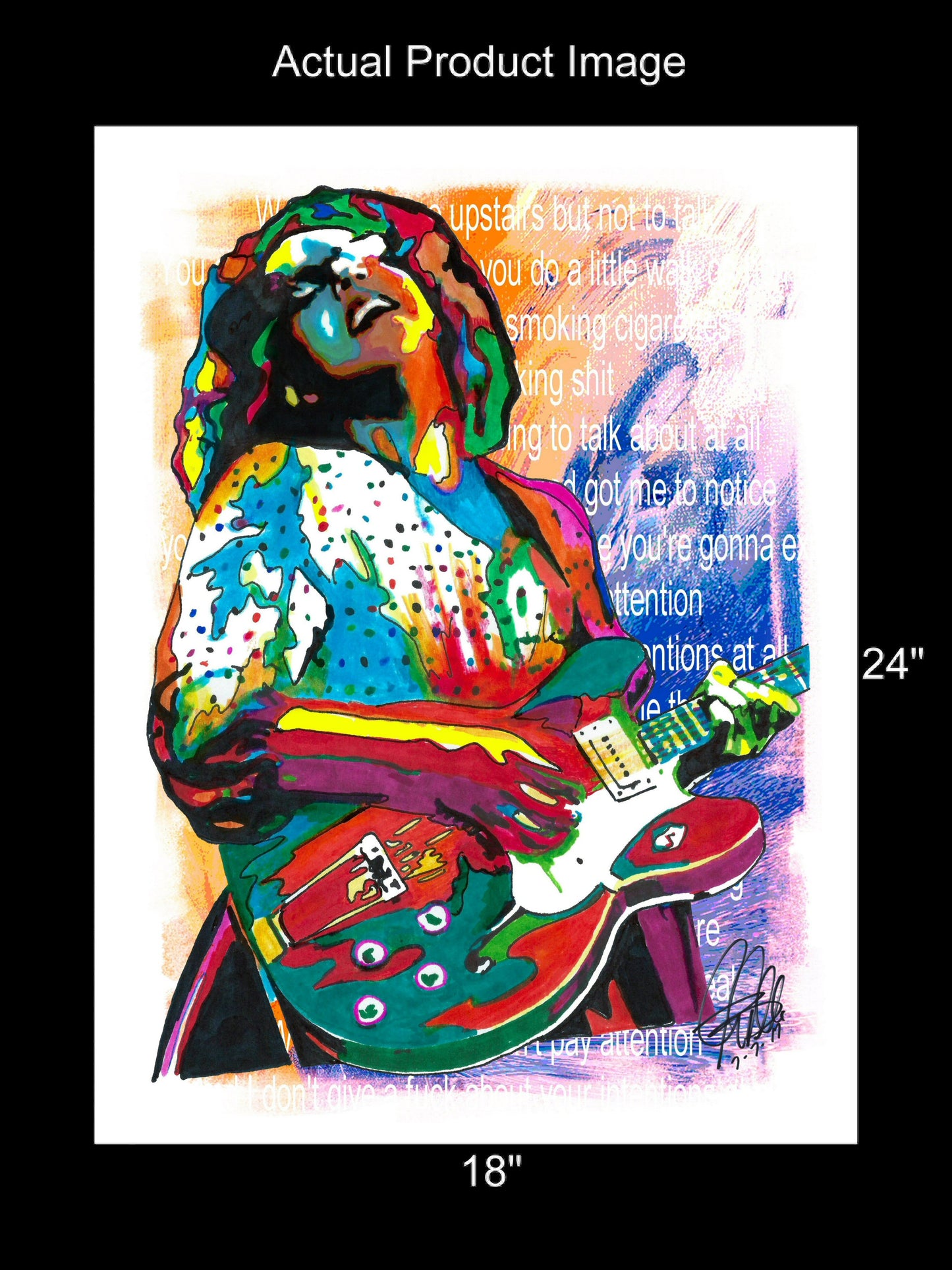 Brittany Howard Alabama Shakes Blues Rock Music Poster Print Wall Art 18x24