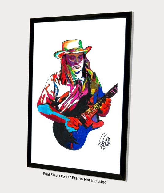 Ed King Lynyrd Skynyrd Guitar Southern Rock Music Poster Print Wall Art 11x17