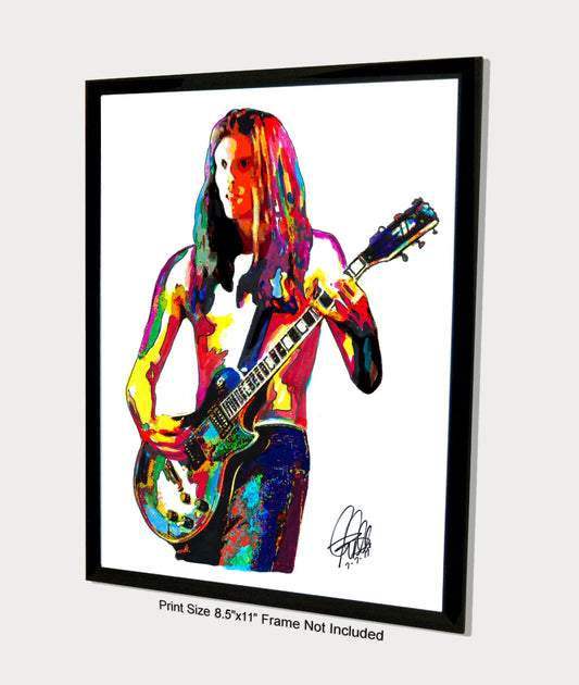 Adam Jones Tool Guitar Rock Music Poster Print Wall Art 8.5x11