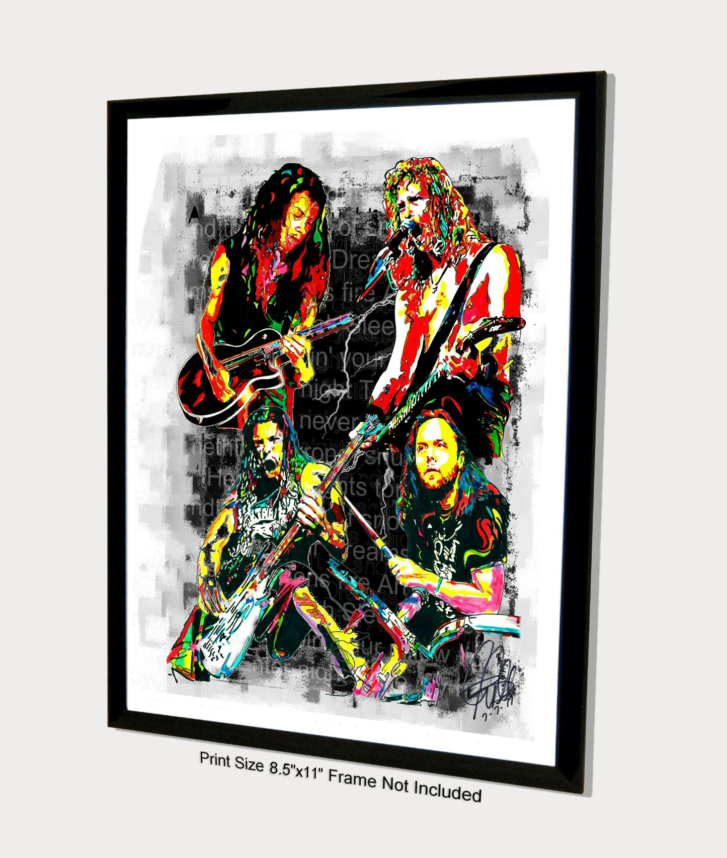 Metallica Rock Metal Music Print Poster Wall Art 8.5x11