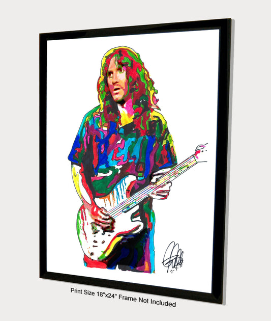 John Frusciante Red Hot Chili Peppers Rock Music Poster Print Wall Art 18x24