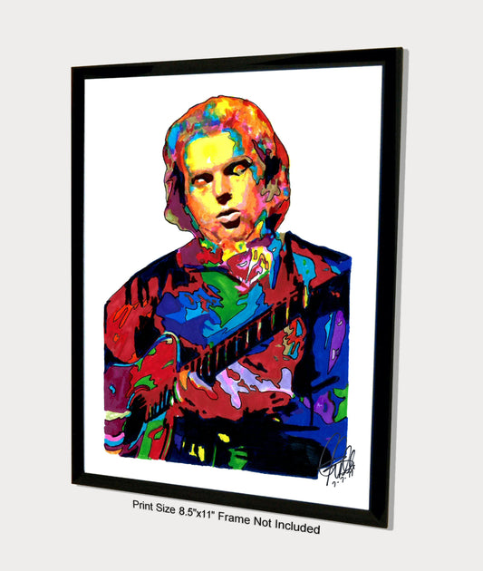 Van Morrison Singer Rock Music Poster Print Wall Art 8.5x11