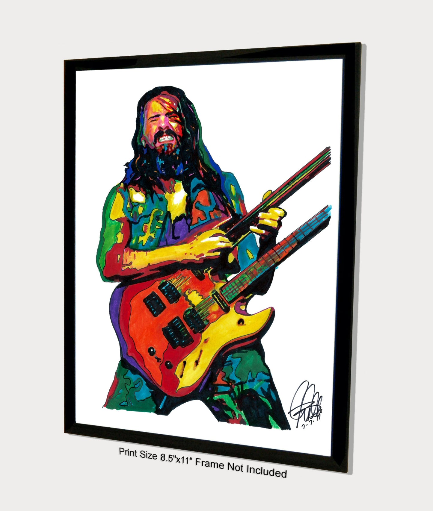 Ron Bumblefoot Thal Guitar Metal Rock Music Poster Print Wall Art 8.5x11