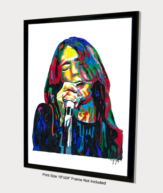 Chris Robinson The Black Crowes Singer Rock Music Poster Print Wall Art 18x24