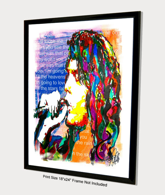 Jim Morrison The Doors Singer Blues Rock Music Poster Print Wall Art 18x24