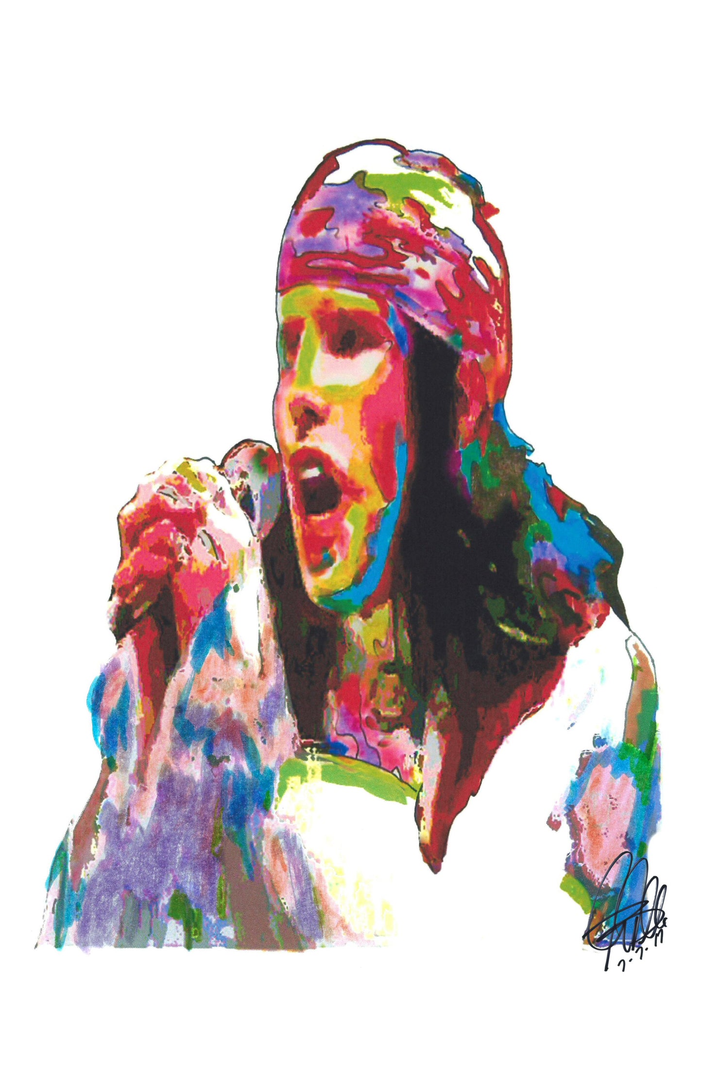 Ian Astbury The Cult Rock Music Poster Print Wall Art 11x17