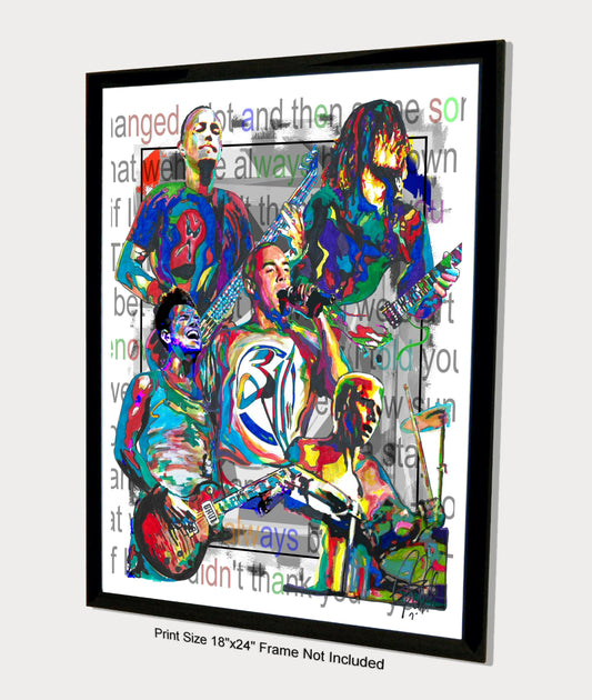 311 Nick Hexum Tim Mahoney Pnut Rap Rock Print Poster Wall Art 18x24