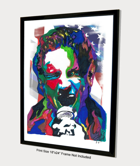 Layne Staley Alice in Chains Hard Rock Music Print Poster Wall Art 18x24