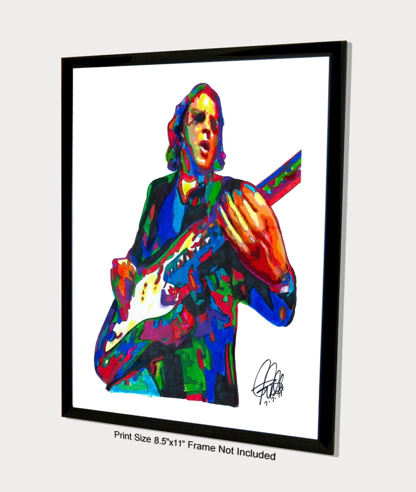 Joe Bonamassa Blues Rock Guitar Music Poster Print Wall Art 8.5x11