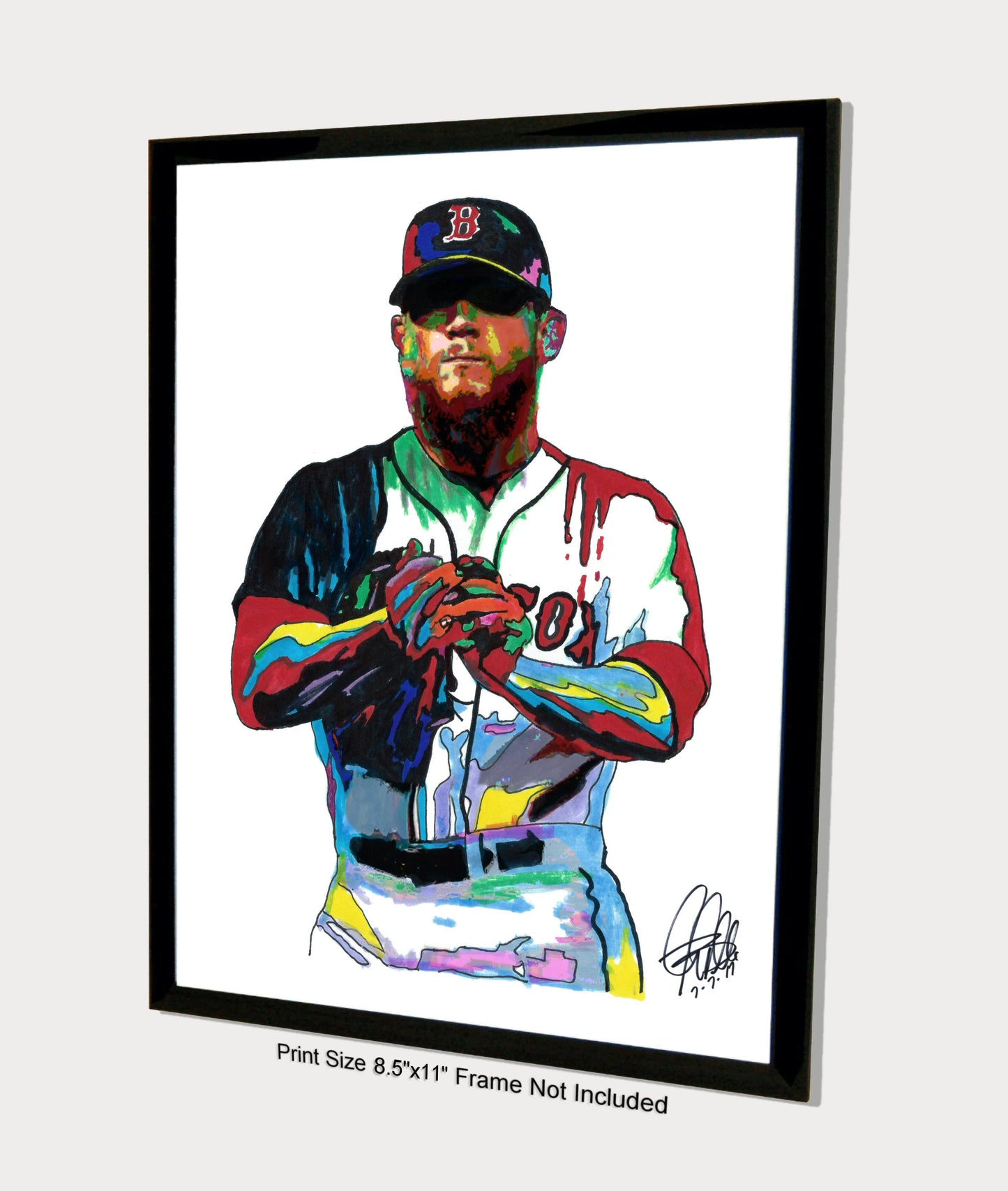 Craig Kimbrel Boston Red Sox Pitcher Baseball Print Poster Wall Art 8.5x11