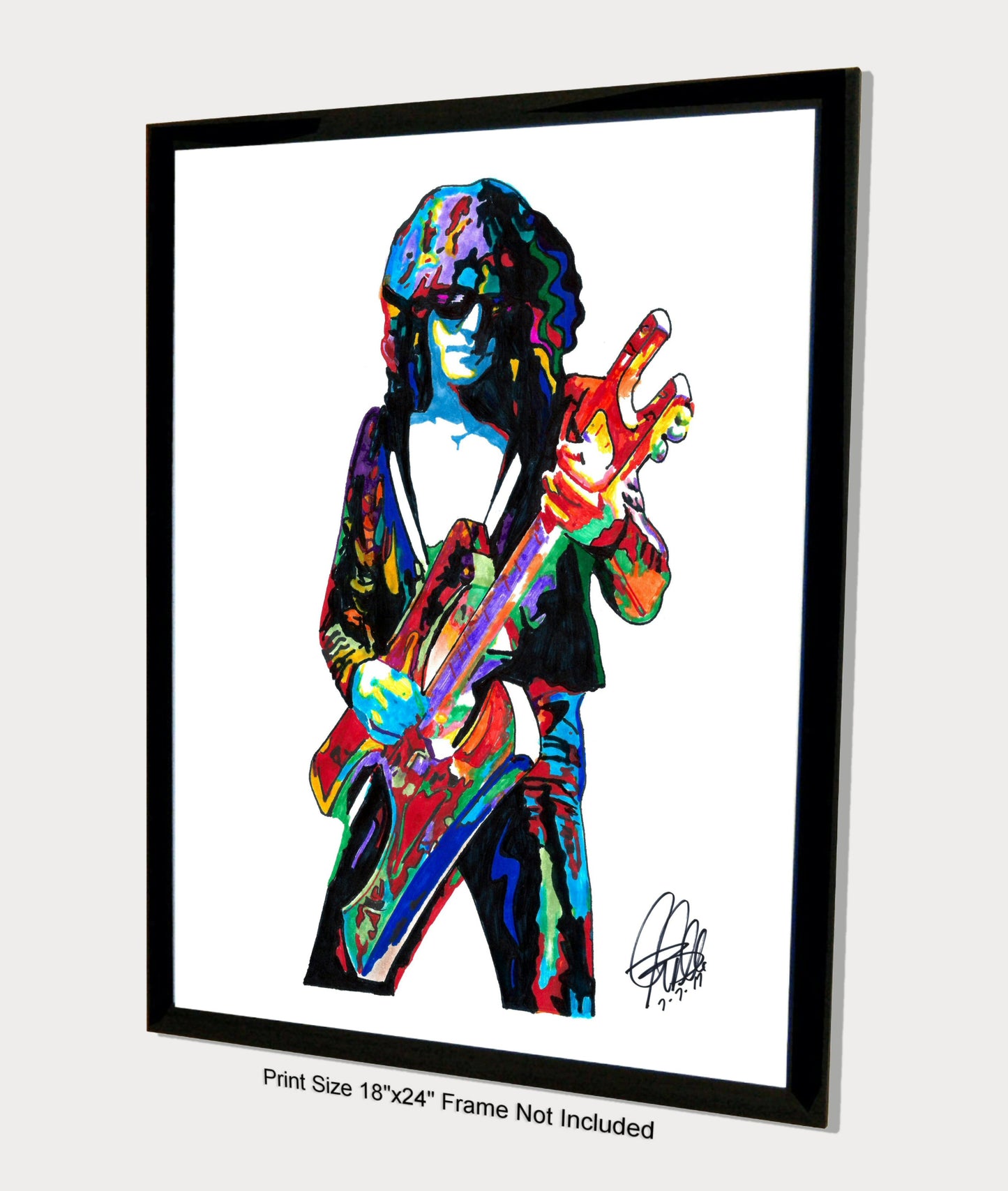 Ian Hunter Mott the Hoople Guitar Rock Music Poster Print Wall Art 18x24