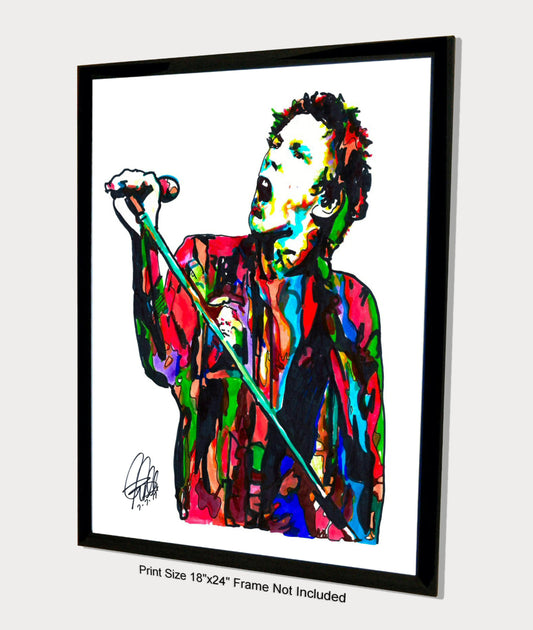 Johnny Rotten Sex Pistols Punk Rock Music Poster Print Wall Art 18x24