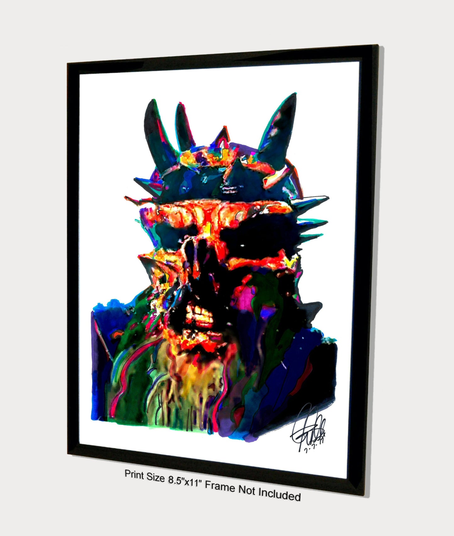 Oderus Urungus Dave Brockie GWAR Metal Music Poster Print Wall Art 8.5x11