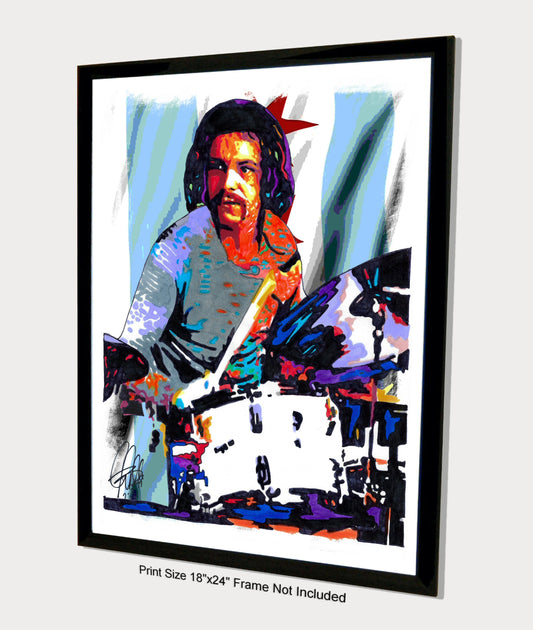 Danny Seraphine Chicago Drummer Jazz Rock Music Poster Print Wall Art 18x24