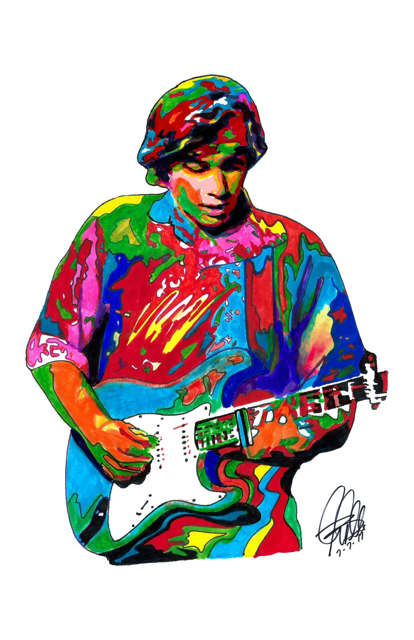 Ry Cooder Slide Guitar Blues Roots Rock Music Wall Art Poster Print 11x17