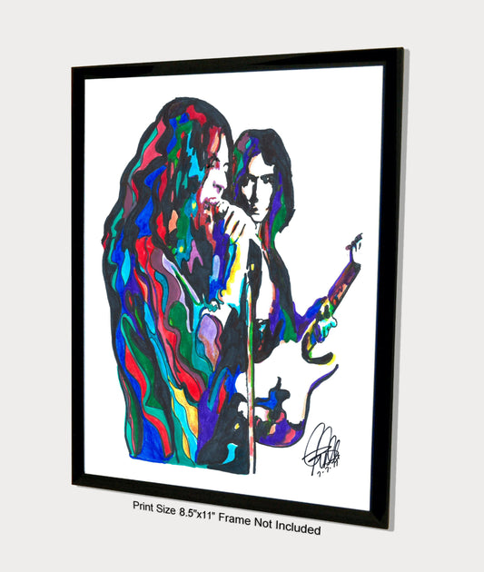 Ian Gillan Ritchie Blackmore Deep Purple Rock Music Poster Print Art 8.5x11