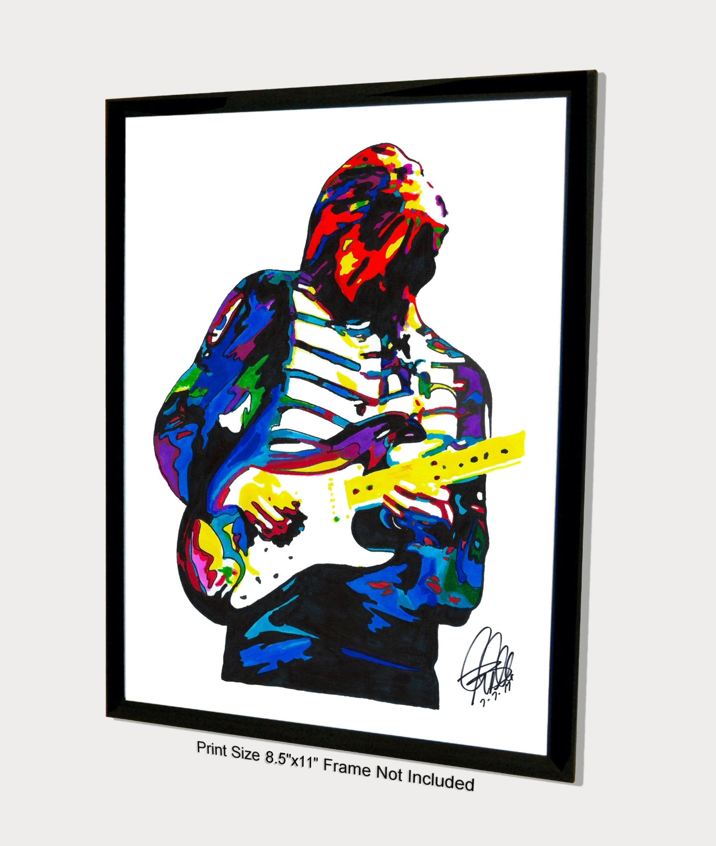 Eric Johnson Singer Guitar Blues Jazz Rock Music Poster Print Wall Art 8.5x11
