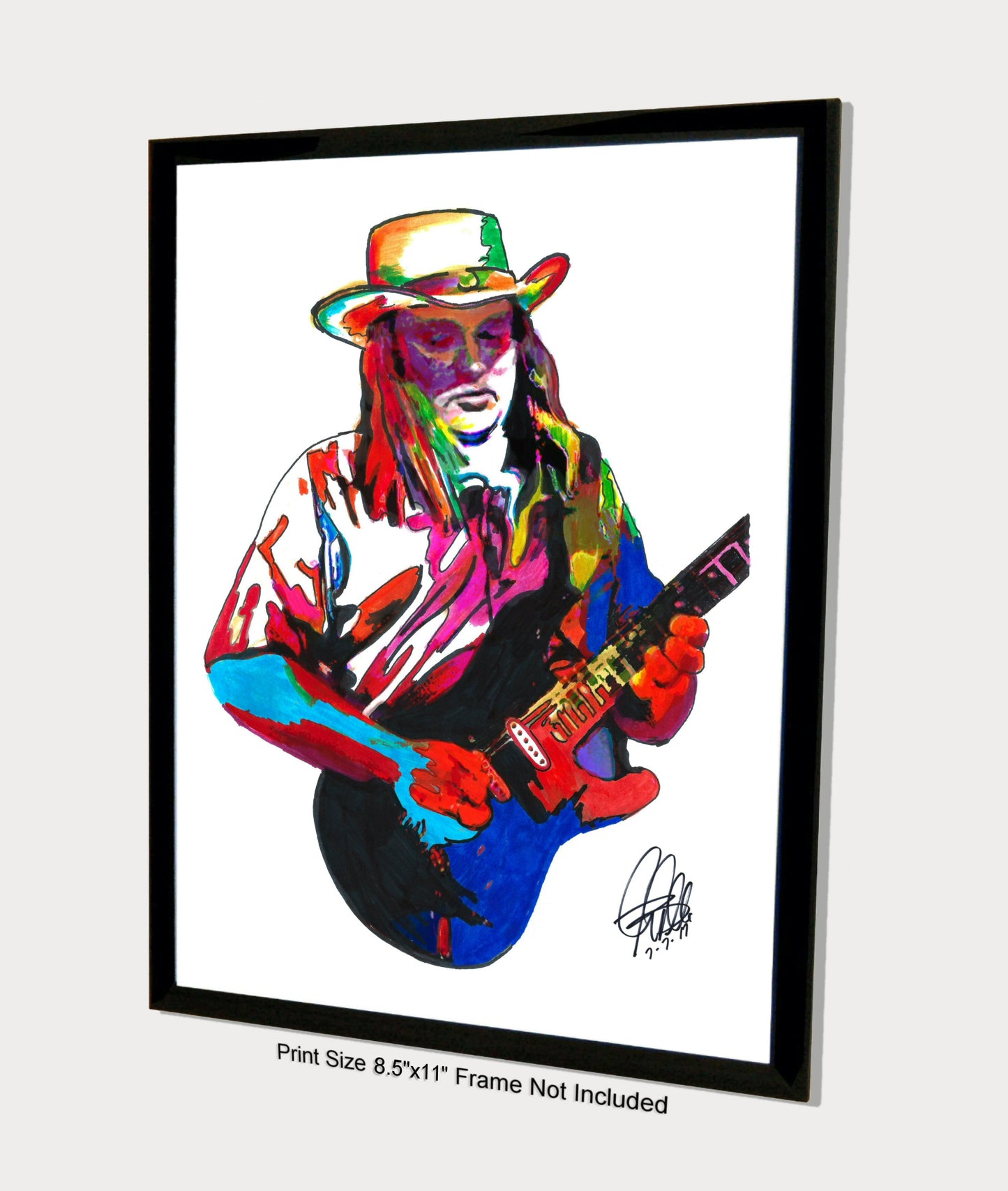 Ed King Lynyrd Skynyrd Guitar Southern Rock Music Poster Print Wall Art 8.5x11