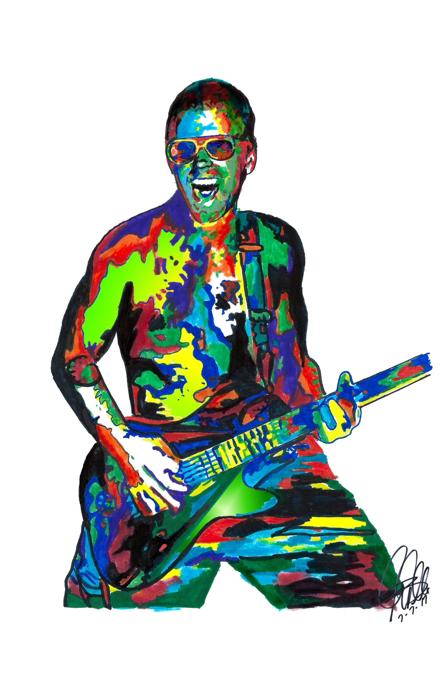 Bradley Nowell Sublime Singer Guitar Rock Music Poster Print Wall Art 11x17