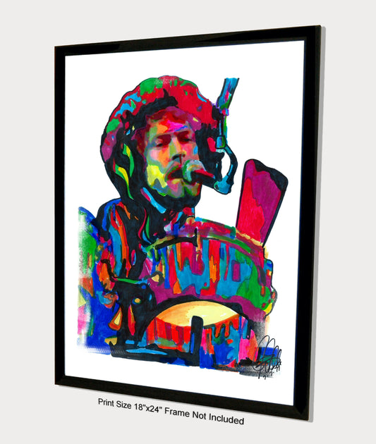 Don Henley Eagles Singer Drums Rock Music Poster Print Wall Art 18x24