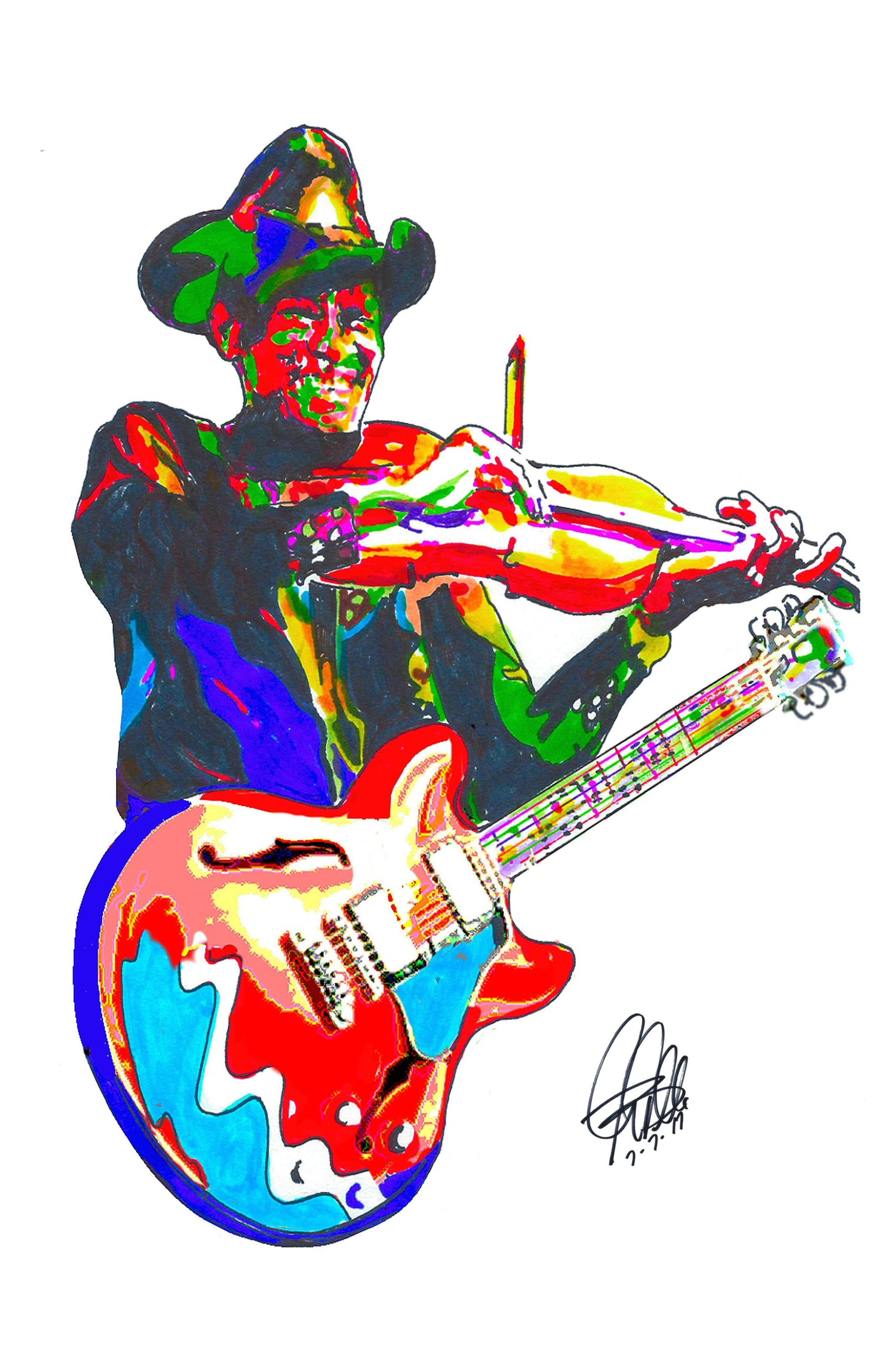 Clarence Gatemouth Brown Blues Music Poster Print Wall Art 11x17