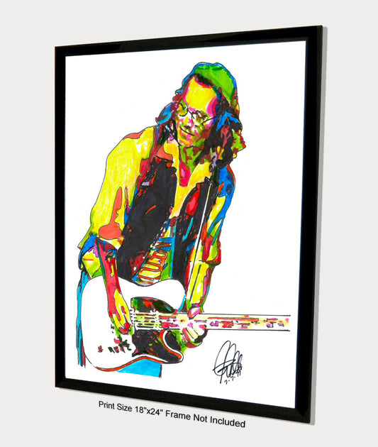 Johnny Depp Hollywood Vampires Guitar Hard Rock Poster Print Wall Art 18x24