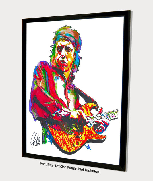 Mark Knopfler Dire Straits Singer Guitar Rock Music Poster Print Wall Art 18x24