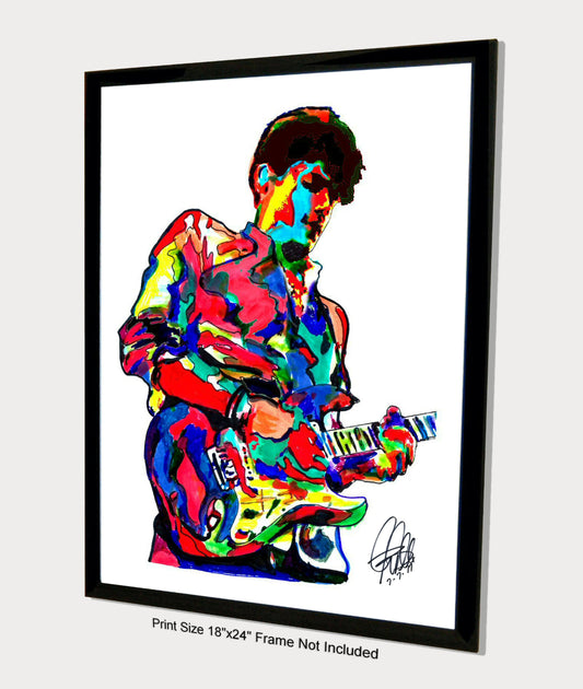 John Mayer Gultar Singer Rock Music Poster Print Wall Art 18x24