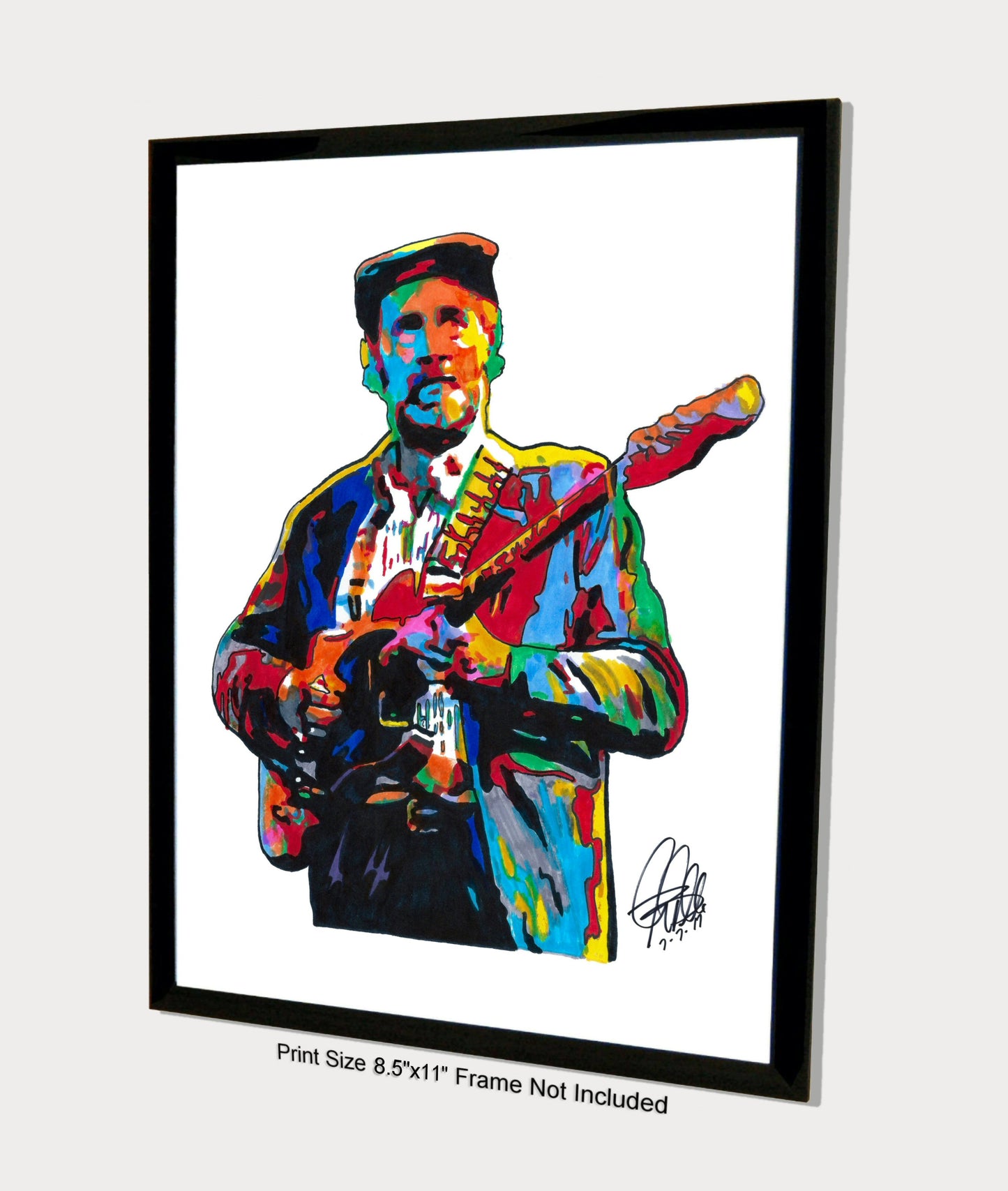 Roy Buchanan Singer Guitar Jazz Blues Rock Music Poster Print Wall Art 8.5x11