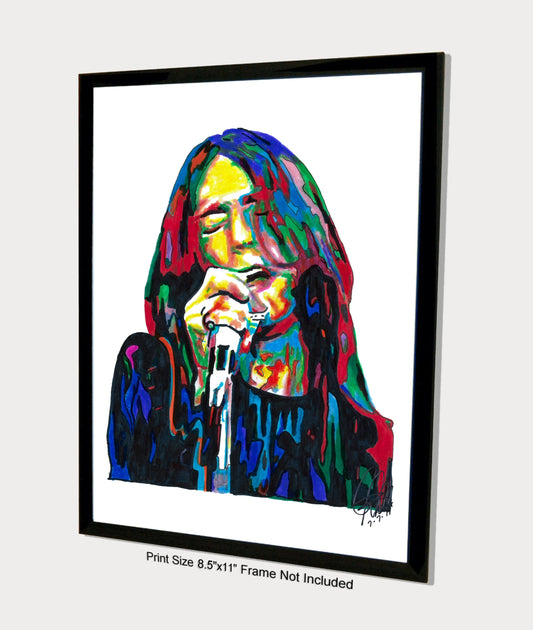 Chris Robinson The Black Crowes Singer Rock Music Poster Print Wall Art 8.5x11