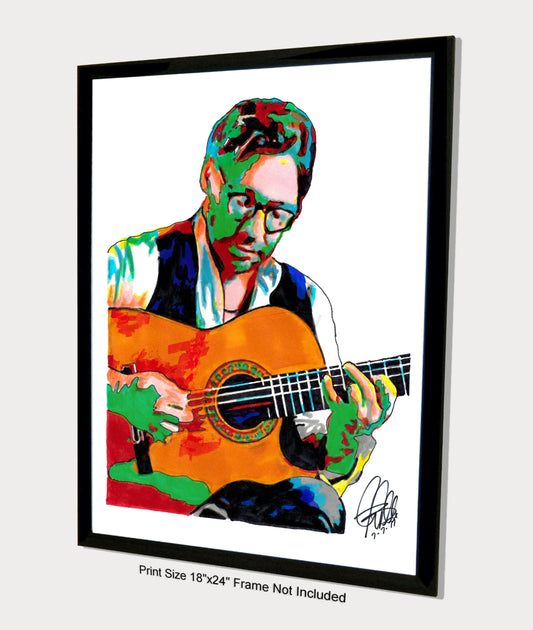 Al Di Meola Guitar Jazz Music Poster Print Wall Art 18x24