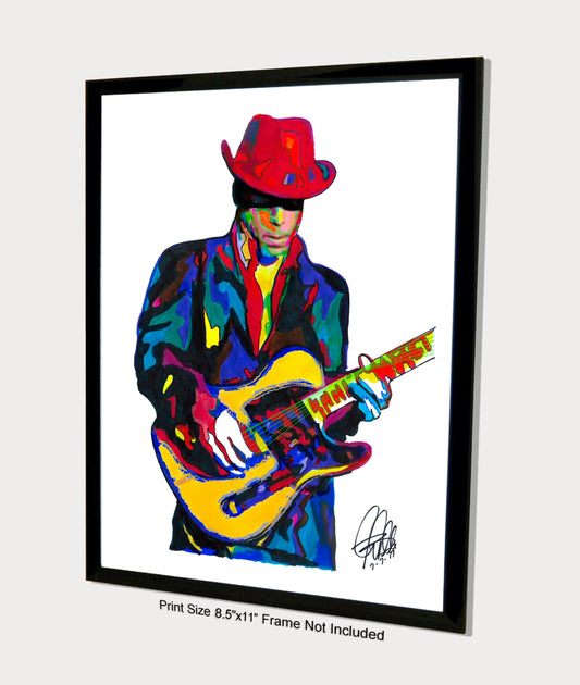 Prince Singer Guitar Rock Music Poster Print Wall Art 8.5x11