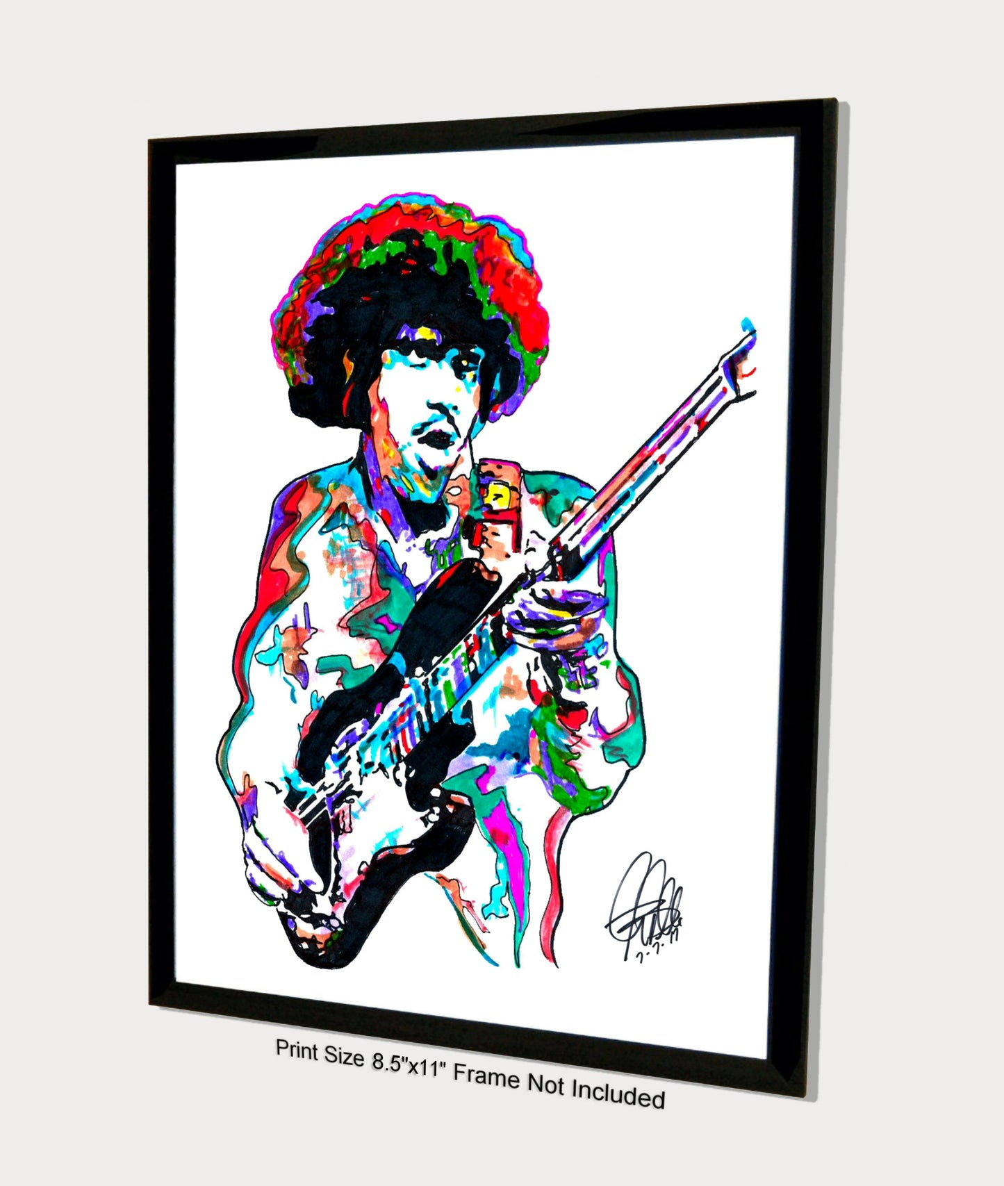 Phil Lynott Thin Lizzy Singer Rock Music Poster Print Wall Art 8.5x11