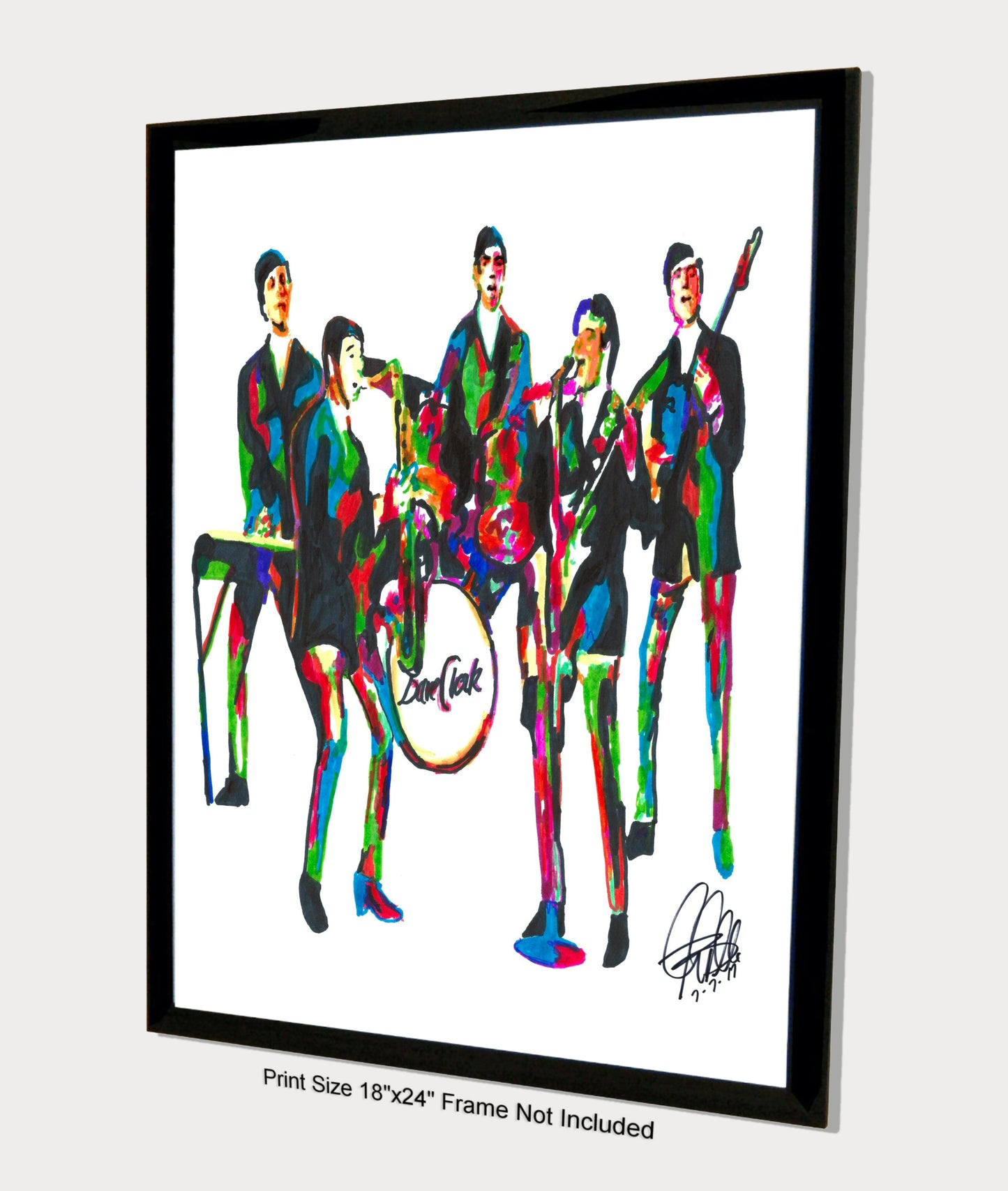 The Dave Clark Five Pop Rock Music Poster Print Wall Art 18x24