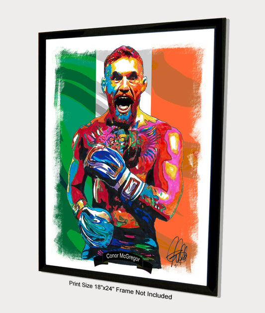 Conor McGregor Martial Arts Boxing Poster Print Wall Art 18x24